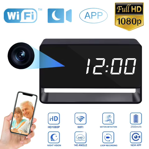 Câmera Wi-Fi 1080p com Despertador