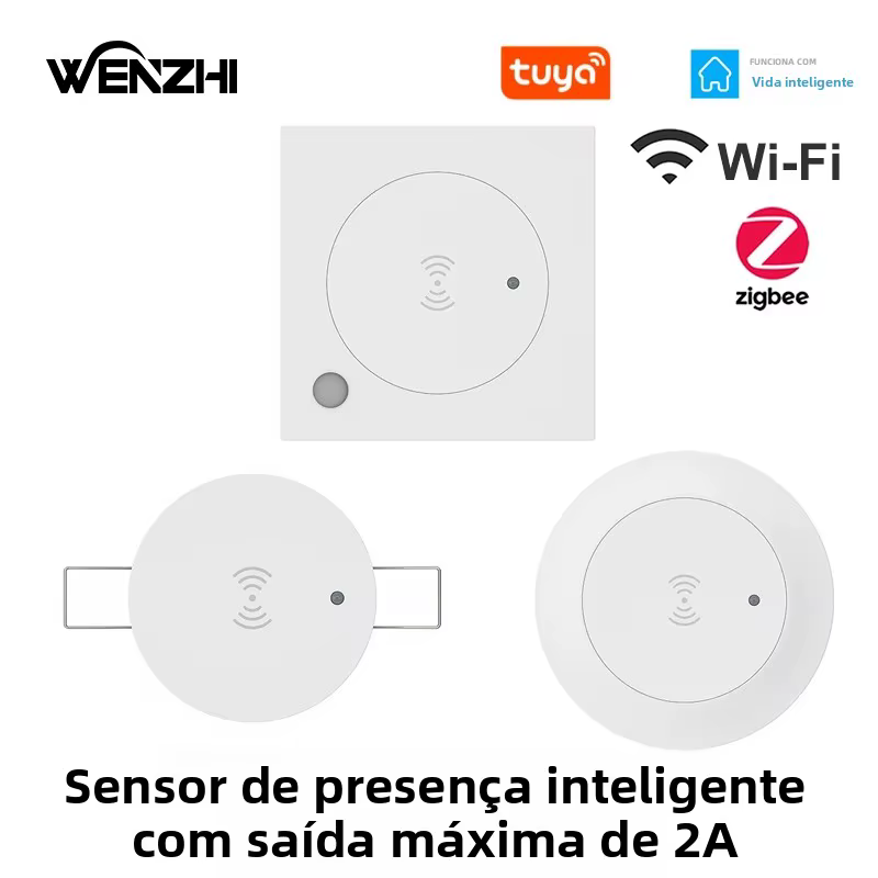 Sensor de Movimento Zigbee WiFi 220V
