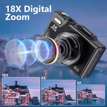 Câmera Digital 5K 75MP Zoom 18X Thumbnail 4