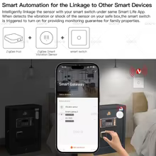 Sensor de Vibração Zigbee Tuya Thumbnail 6