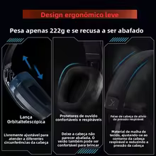 Xiberia K01s Fones Gamer Bluetooth Thumbnail 2
