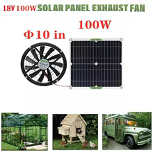 Painel Solar Ventilador 10 Polegadas Thumbnail 4