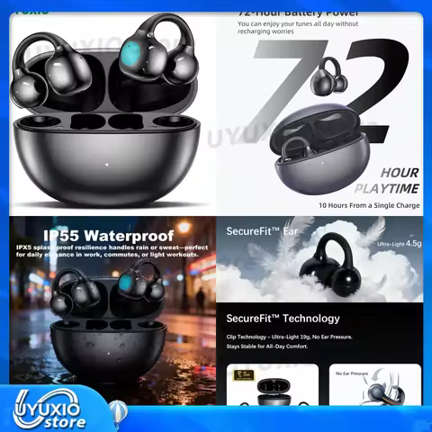 Fone de Ouvido UYUXIO BT 5.4