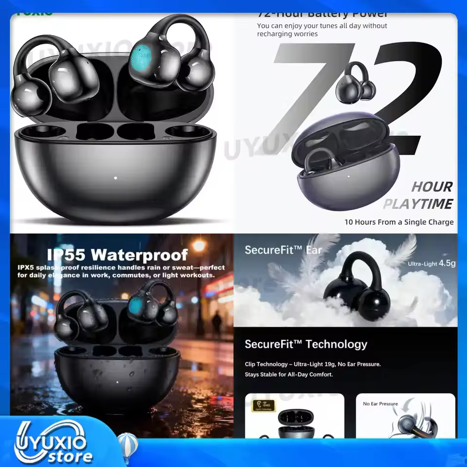 Fone de Ouvido UYUXIO BT 5.4