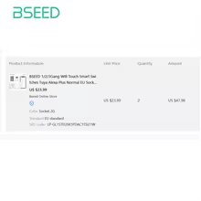 Interruptor Inteligente Bseed SmartHome Thumbnail 5
