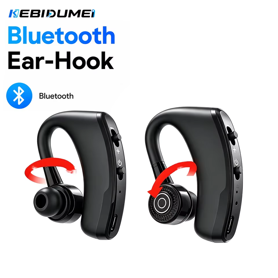 Fone Bluetooth KEBIDUMEI 180° Rotativo