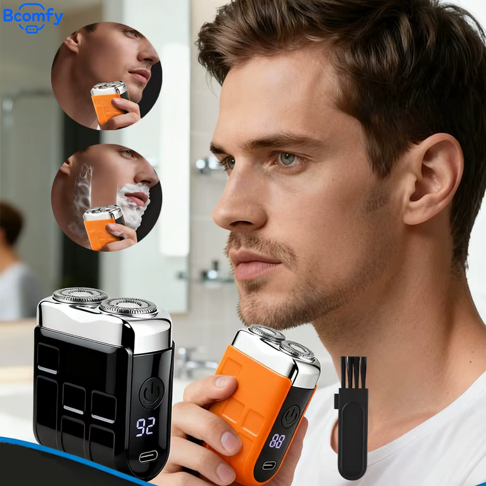 Barbeador Elétrico Masculino Portátil