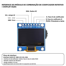 Módulo OLED SSD1315 + Encoder Thumbnail 3
