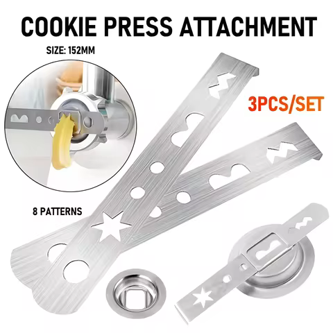 Molde de Biscoito Aço Inox 8 Padrões