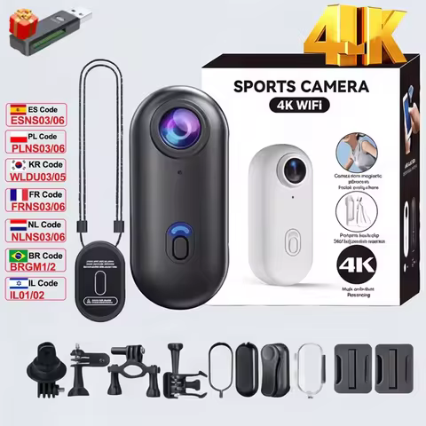 Mini Câmera de Ação 4K
