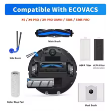 Kit Peças Reposição Robô Aspirador ECOVACS e Yeedi Thumbnail 2