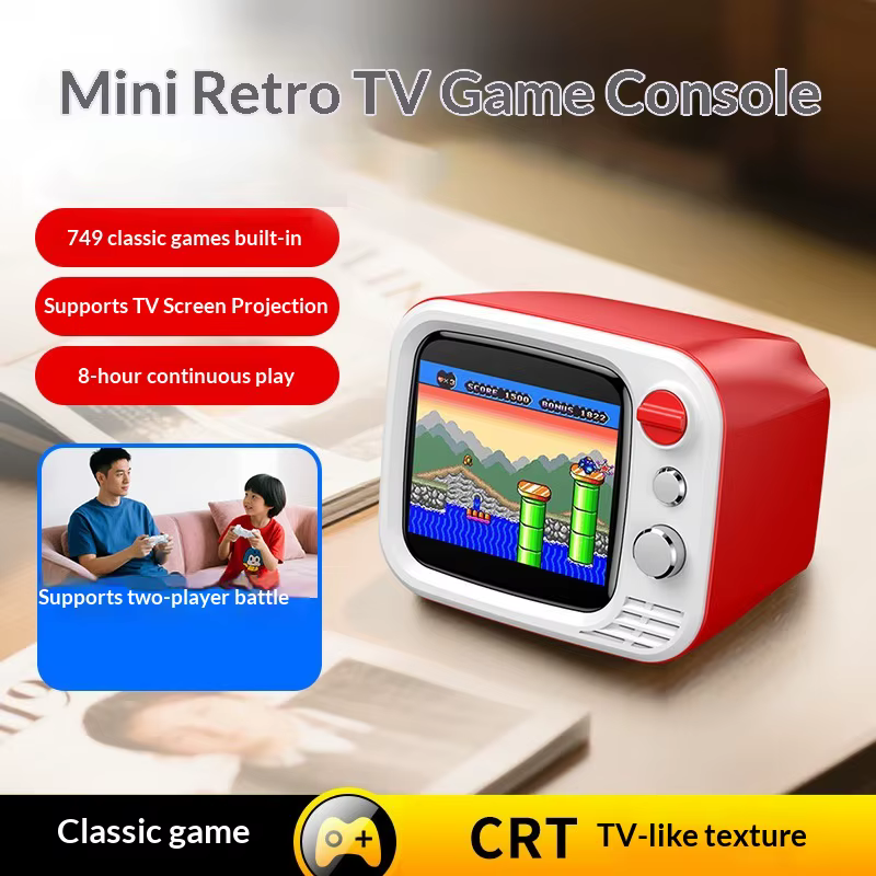 H7 Mini Console Retro 749 Jogos
