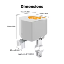 Controlador de Válvula Inteligente ZigBee Thumbnail 6