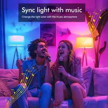Lâmpada LED Inteligente Tuya RGB WiFi Bluetooth Thumbnail 4