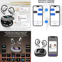 Fone Tradutor de Idiomas com IA e Display LCD Thumbnail 1
