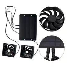 Exaustor Solar 12V 10W Duplo Thumbnail 3