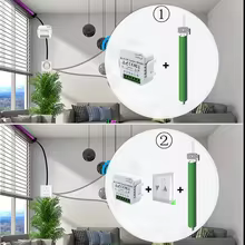 Módulo Cortina Inteligente Tuya Wi-Fi + RF Thumbnail 4