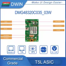 Módulo LCD DWIN 3.5" 320x240/480 Toque Thumbnail 2