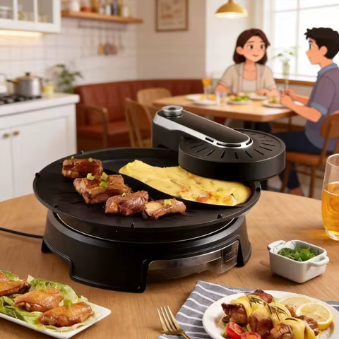 Forno Elétrico Multifuncional Sem Fumaça