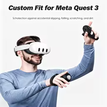 Kit Acessórios Silicone Meta Quest 3 Thumbnail 4