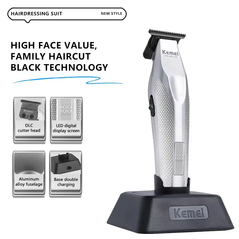 Afeitadora Profissional Kemei 3023-702 Sem Fio