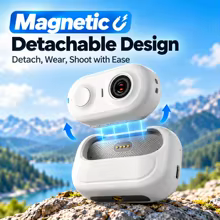 Câmera de Ação Mini S100 4K Magnética Thumbnail 3