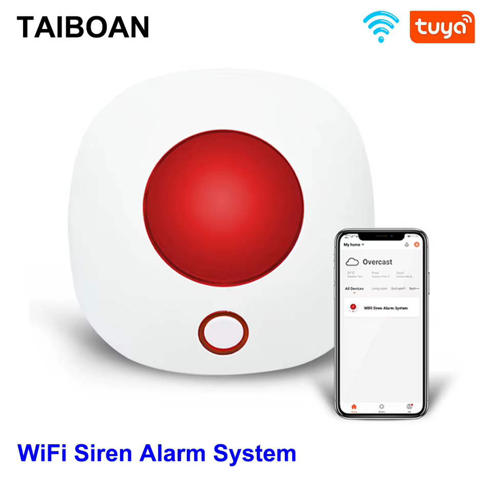 Sirene de Alarme Inteligente TAIBOAN 110dB