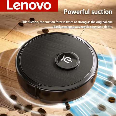 Aspirador Robô Lenovo 3 em 1