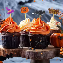 Palitos de Bambu Halloween 50 Pçs Thumbnail 3