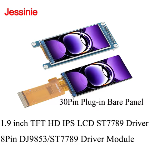 Tela LCD TFT 1.9" IPS
