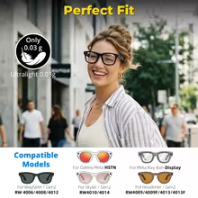 Adesivos LED Antirreflexo HIBLOKS para Ray-Ban Meta Thumbnail 2