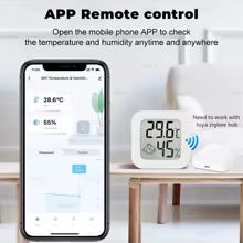 Sensor Zigbee Temperatura e Umidade Tuya Thumbnail 4