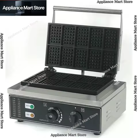 Máquina de Waffles Elétrica 1550W