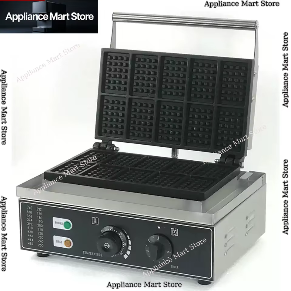 Máquina de Waffles Elétrica 1550W