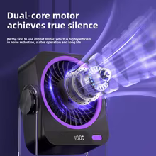 Mini Ventilador Portátil com Display Thumbnail 5