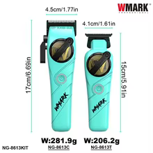 Cortador de Cabelo Profissional Wmark NG-8613KIT Thumbnail 6