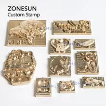 Carimbo de Logotipo em Couro ZONESUN Thumbnail 6