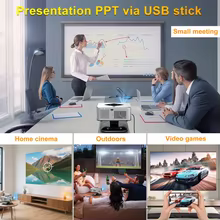 Projetor HORLAT T05Pro 2000 Lumens Android 12 Thumbnail 6