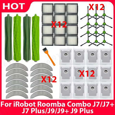 Acessórios Roomba Combo J7/J9 - Kit Completo 12 Peças