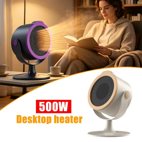 Aquecedor Portátil Mini Ventilador