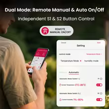 Interruptor Inteligente Zigbee com Sensor de Temperatura e Umidade Thumbnail 3