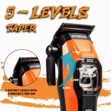 Máquina de Cortar Cabelo BRDCLIP Profissional Sem Fio Thumbnail 3