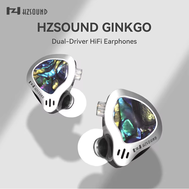 Hzsound Ginkgo 1DD + 1ZT Fones