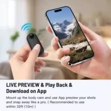 Mini Câmera de Ação WiFi 4K Thumbnail 5