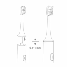 Cabeças de Escova Suave Xiaomi MIJIA T300/500 Thumbnail 3