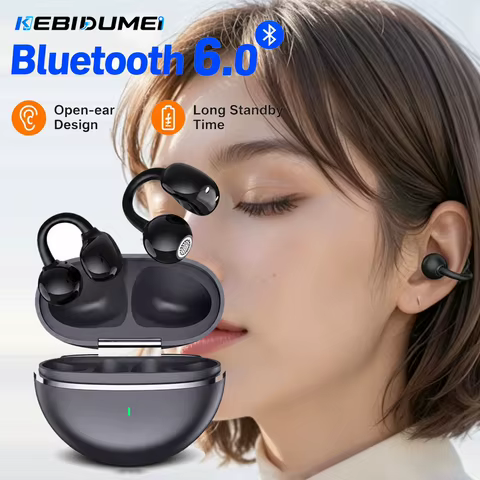 Fones de Ouvido Bluetooth 6.0 KEBIDUMEI Esportivos