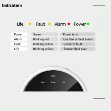 Sensor de Gás LPG WiFi com Alarme Thumbnail 4