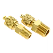 Adaptador Tubing Rosca Macho Fêmea 1/4 SAE 1/8 NPT Ar Condicionado Thumbnail 5
