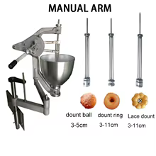 Máquina de Donuts Profissional com 3 Moldes Thumbnail 6
