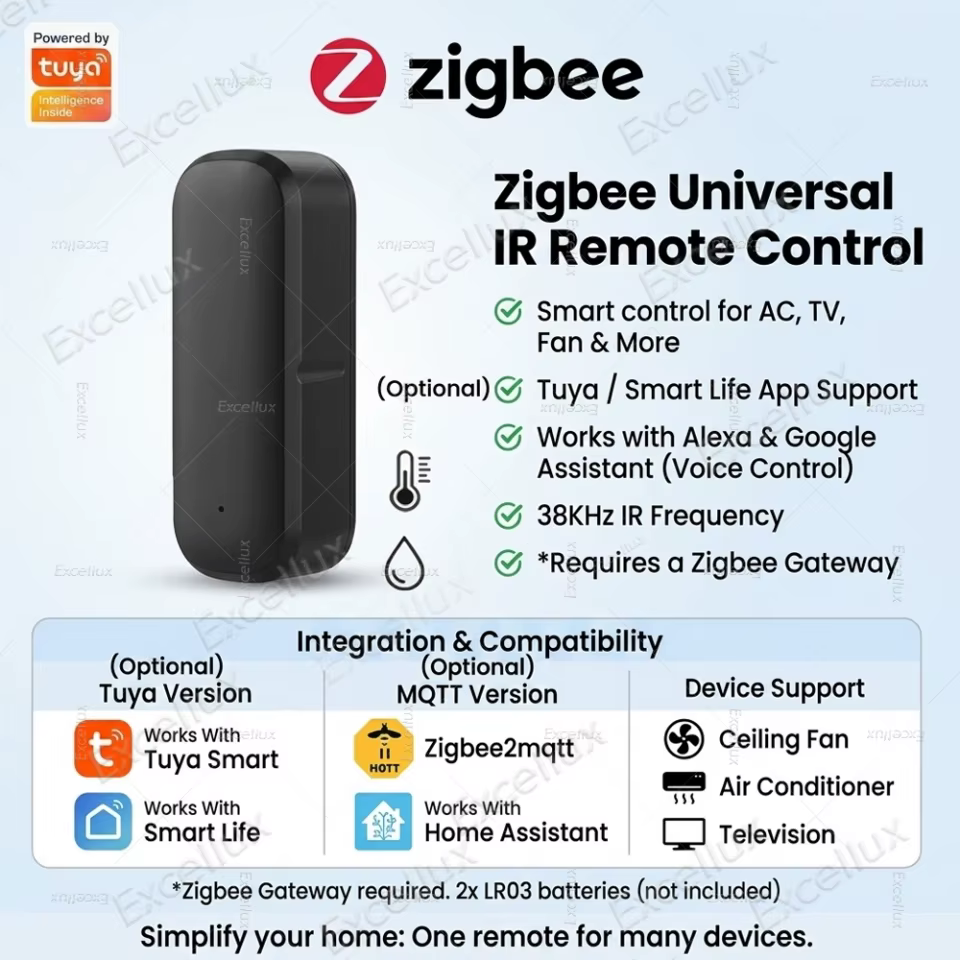 Controle Remoto Zigbee IR Universal